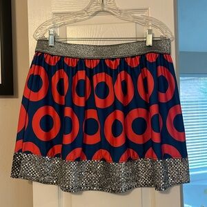 SOLD Sparkly phish donut skirt with elastic waist. Like new.
